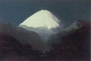 Arkhip Ivanovich Kuindzhi Elbrus-Moonlight Sweden oil painting artist
